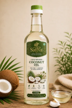 Home cold pressed coconut oil