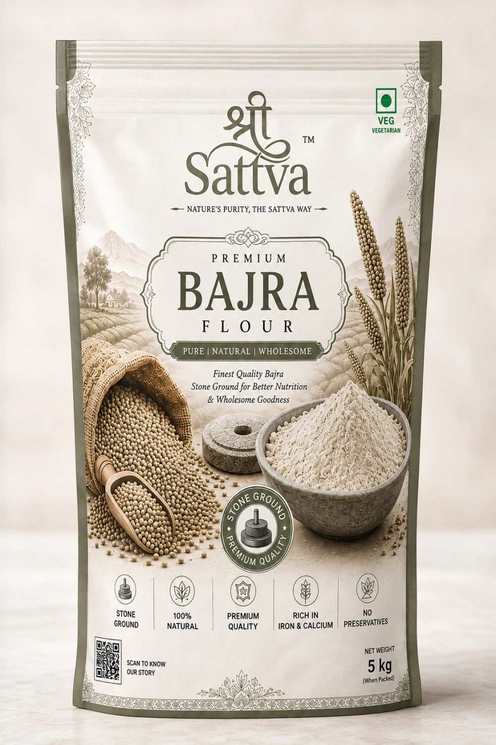 pearl millet flour 5kg pearl millet flour 5kg